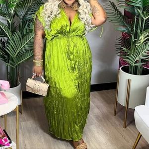 NWT Black Satin Dolman Sleeve Dress